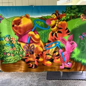 Winnie the Pooh,Tigger & Piglet too fleece blanket W/78X L/63
